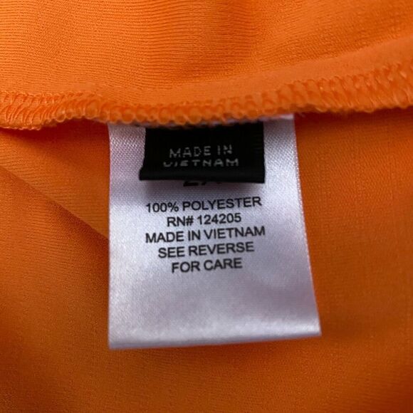 F/X Fusion Men's T-Shirt Size 2X Short Sleeve Crew Neck Pullover Orange Reg. New - Picture 6 of 12